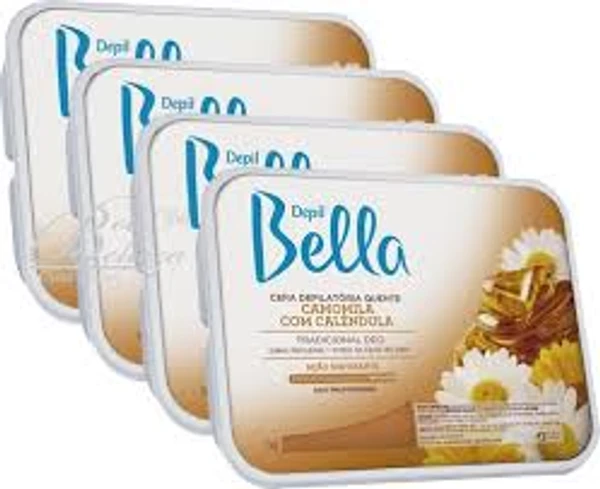CERA DEPIL BELLA  CAMOMILA  COM CALÊNDULA 1kg