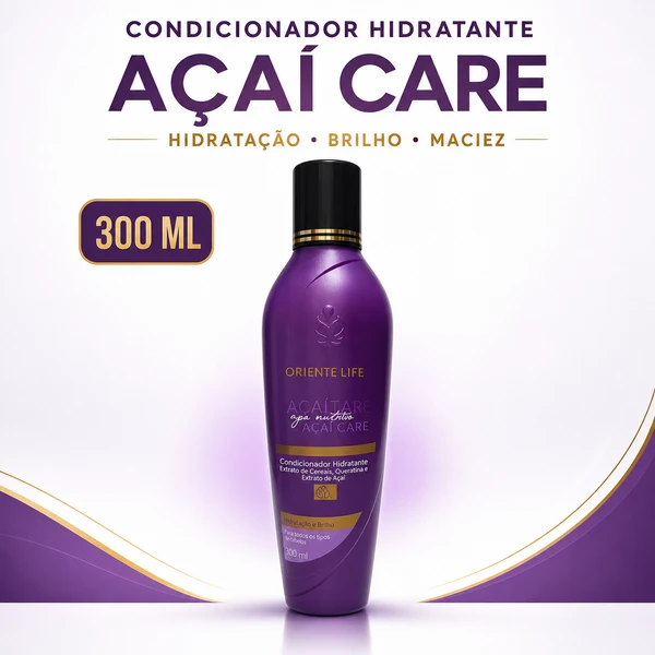 Condicionador Hidratante Açaí Care Oriente Life 300ML