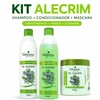 Kit Alecrim Maycrene Shampoo e Condicionador 500ml + Máscara 500g