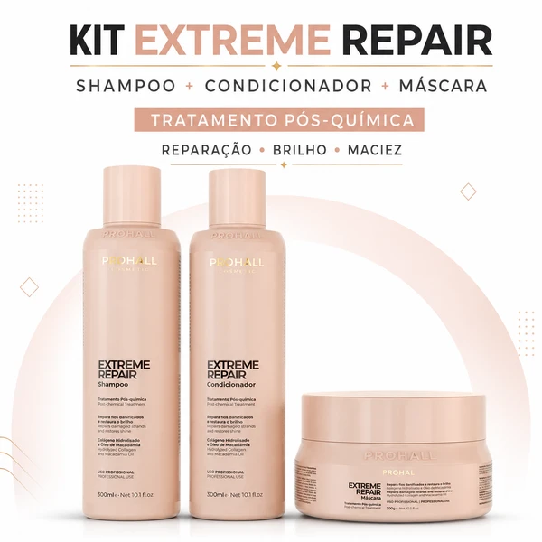 Kit Manutenção Home Care Extreme Repair Extrato