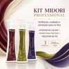 Kit Midori Professional 3 Produtos 250ml, Ativador de Cachos, Creme para Pentear e Protetor de Fio