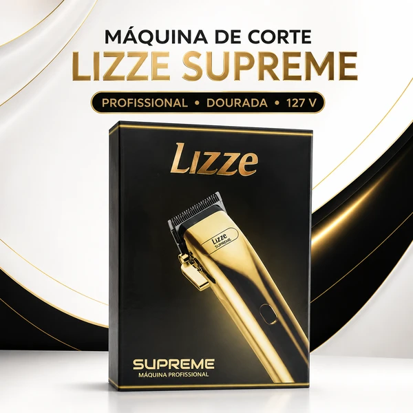 Maquina de Corte Lizze Profissional Dourada 127V