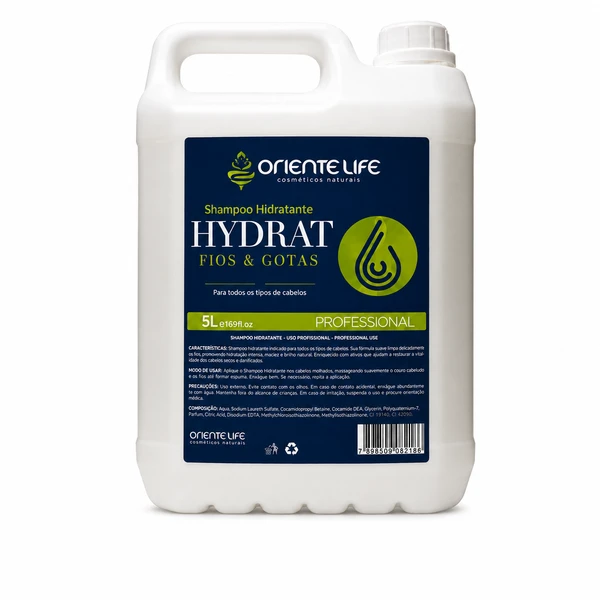 Shampoo Hidratante Açaí Care 5 L Oriente Life