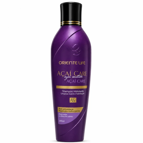 Shampoo Hidratante  De Açaí  Oriente Life 300ML