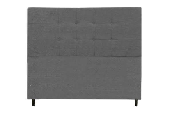 Cabeceira Casal Jbe Moveis Barcelona 144cm Cinza Para Cama Box 138cm Decoração Quarto
