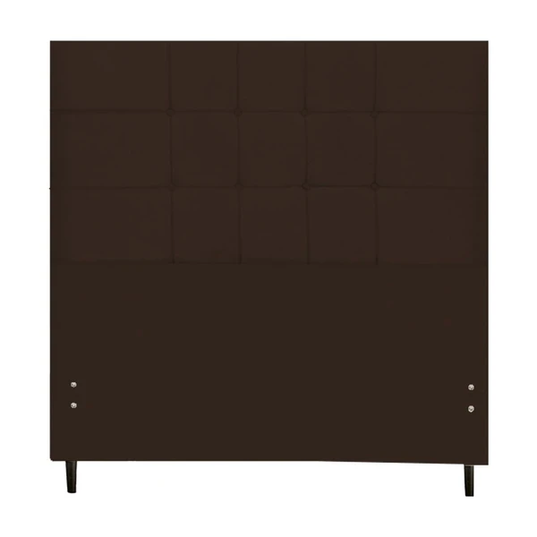 Cabeceira Casal King Jbe Moveis Barcelona 195cm Marrom Para Cama Box 193cm Decoração Quarto