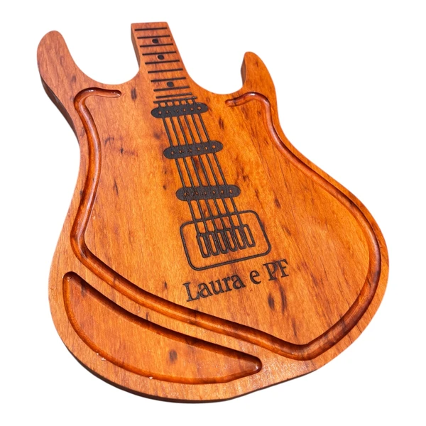 Tábua de Corte em Madeira - Guitarra
