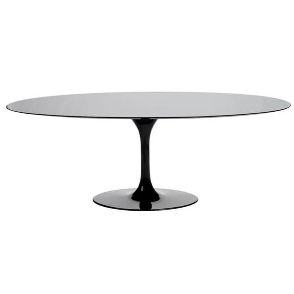 Mesa de Jantar Tulipa Saarinen Oval 120x80 cm Tampo Laca