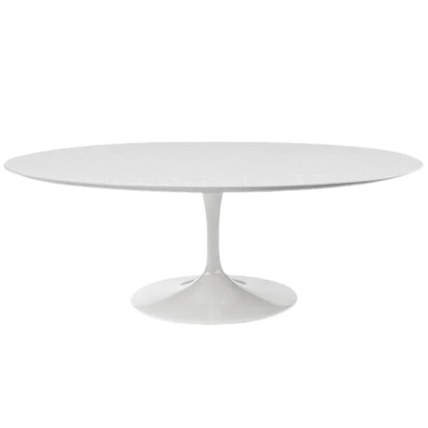 Mesa de Jantar Tulipa Saarinen Oval 120x80 cm Tampo Laca