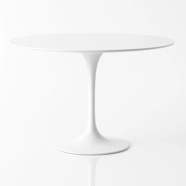 Mesa de Jantar Tulipa Saarinen Redonda 140 cm Tampo Laca