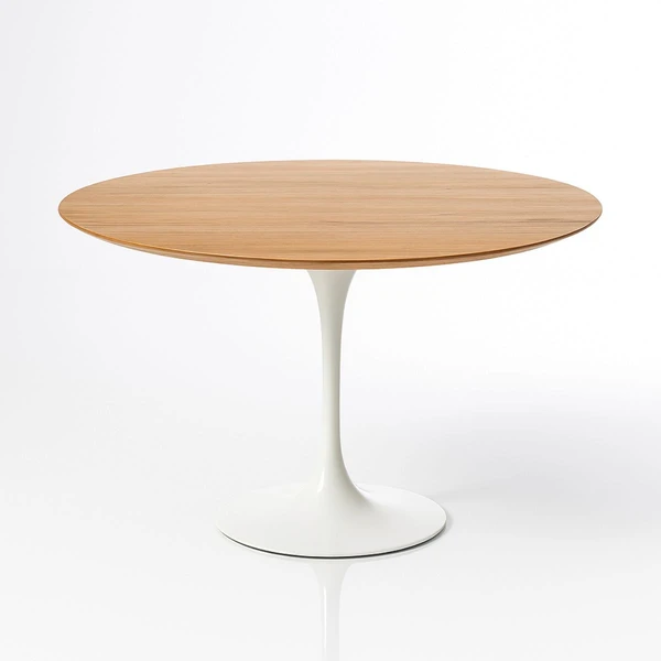 Mesa de Jantar Tulipa Saarinen Redonda 150 cm Tampo Freijó