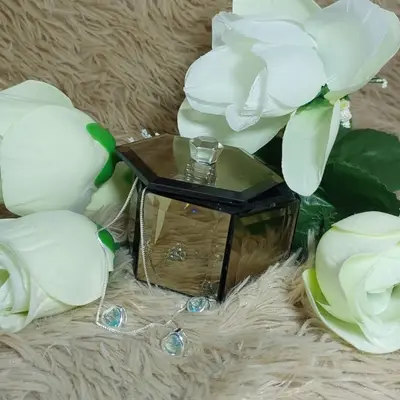 CONJUNTO CORAÇÃO ZIRCONIA ENVOLTO VAZADO VERDE AGUA BANHO PRATA 999