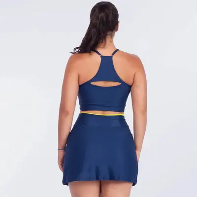 CONJUNTO LEIA SHORT SAIA + TOP REGULÁVEL CODAR206