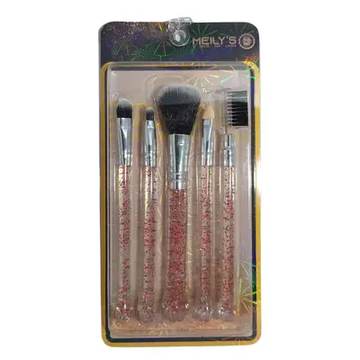 KIT COM 5 PINCÉIS PARA M,AQUIAJEM MEILY'S MAC-201