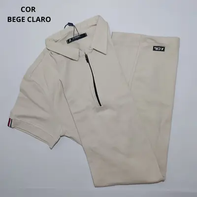 VESTIDO GOLA POLO PIQUET COM ZIPER CR78006