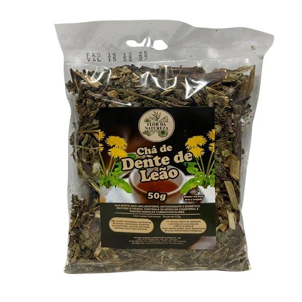 Chá de Dente de Leão 50g Flor da Natureza