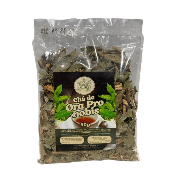 Chá de Ora Pro Nóbis 50g Flor da Natureza