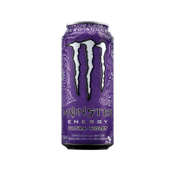 Monster Energy Lata Ultra Violet Zero Açúcar 473ml