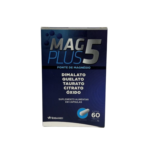 Mag Plus 5 60 Cáps Herbamed
