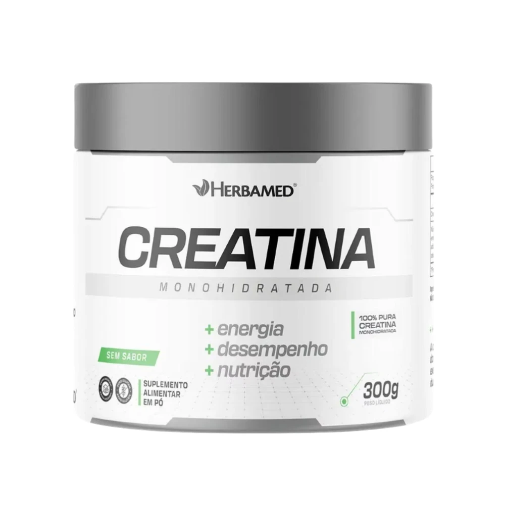 Creatina Monohidratada em Pó 300g Herbamed