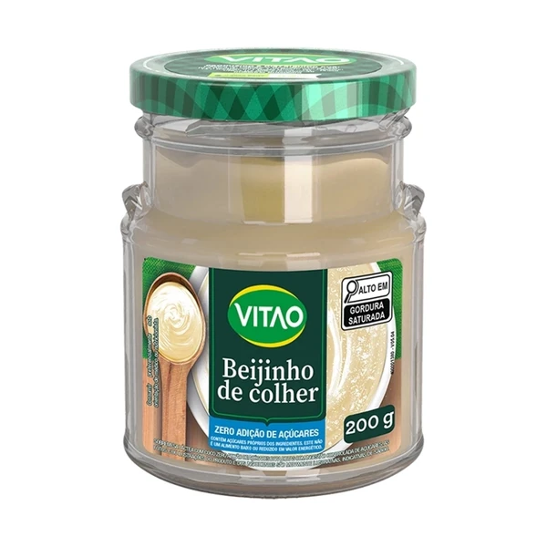 Beijinho de Colher Zero Açúcar Vitao 200g