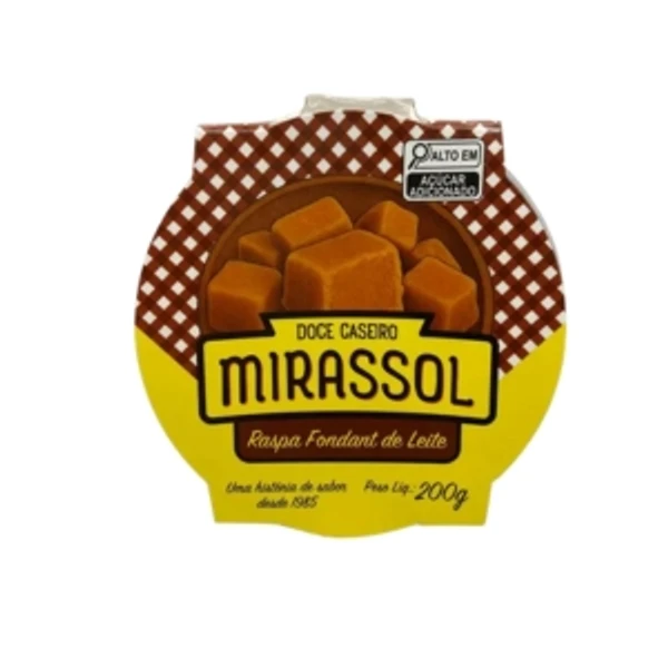 Raspa Foudant de Leite 200g Mirassol