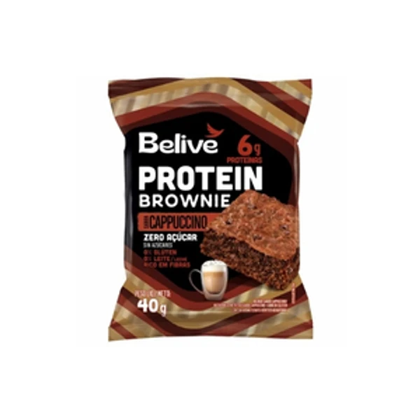Brownie Protein Zero Açúcar e Sem Glúten Belive 40g