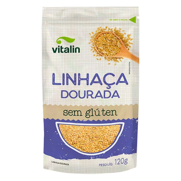 Linhaça Dourada em Grãos Vitalin 120g