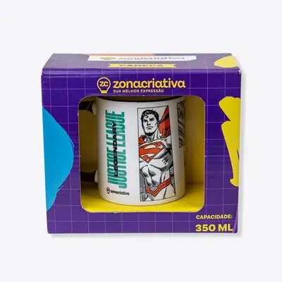 Mugs DC Comics Superman (Super Homem): Ceramic Mug Zona Criativa 350ML