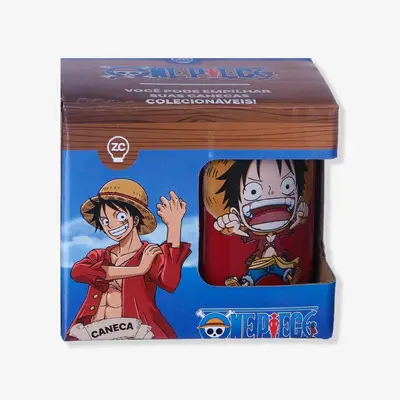 Mugs Luffy One Piece: Ceramic Mug Zona Criativa 100ML