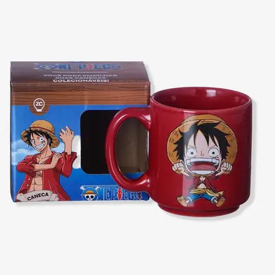 Mugs Luffy One Piece: Ceramic Mug Zona Criativa 100ML