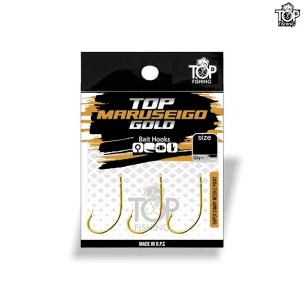ANZOL MARUSEIGO GOLD TOP FISHING CARTELA TAMANHO ANZOL:N° 18