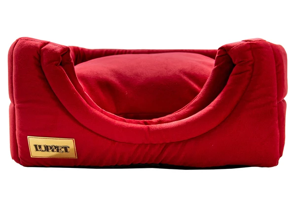 Cama Iglu e Toca Para Cachorro Luppet Vermelho Super Luxo