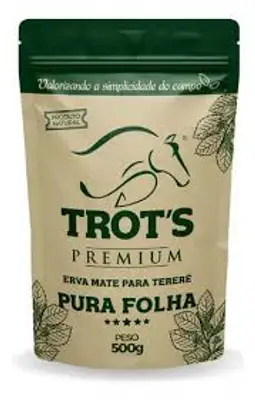 Erva Mate Pura Folha TROTs - 10 Pacoters