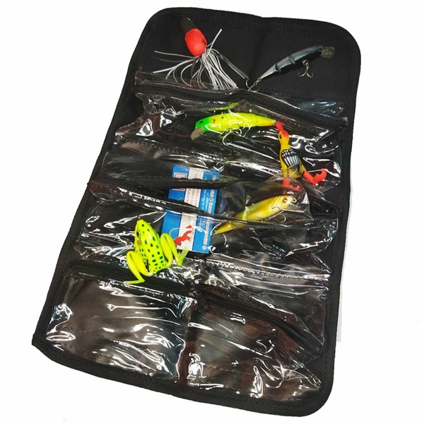 PORTA ISCA ARTIFICIAL COM 3 DIVISÓRIAS TRANSPARENTES