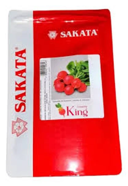 Sementes Rabanete Híbrido Crunchy King Sakata 10.000 Sem.