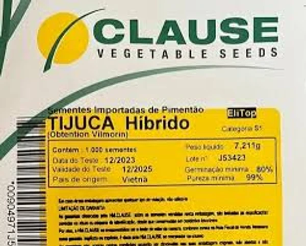Sementes de Pimentão Tijuca - HM Clause - 1.000 Sementes