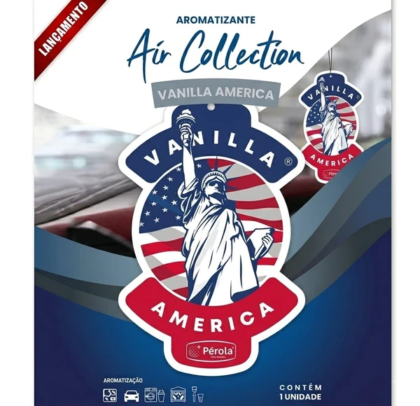 Aromatizante Pêndulo para Carro Vanilla America Pérola