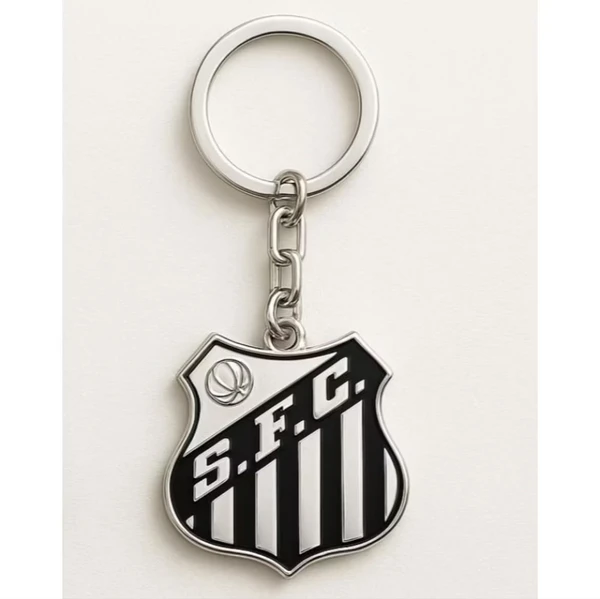 Chaveiro SANTOS  / Metal e Argola de Metal