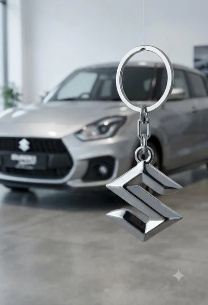 Chaveiro SUZUKI / Metal e Argola de Metal
