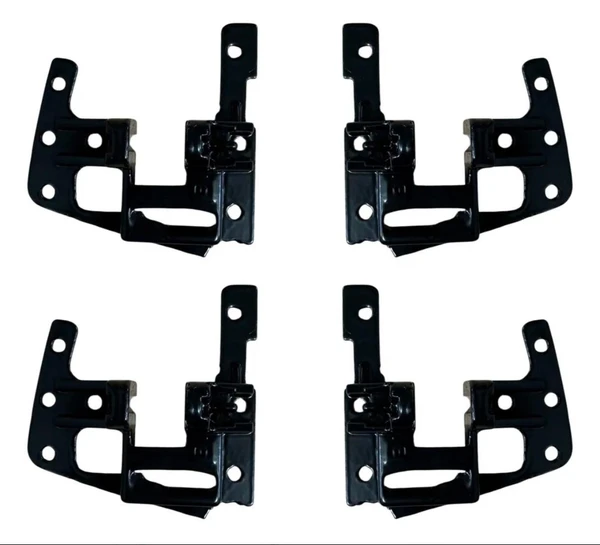 KIT 04 CAVALETES  METAL  + 04 PINOS PLÁSTICOS GOL / PARATI / SAVEIRO G2 / G3 - 02 E 04 PORTAS