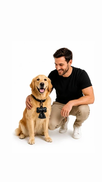 Kit Cata Caca Com 2 Refis Sacos Porta Saquinho Pet Cães Gatos Cachorro Recolher Cocô PRETO