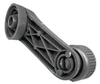 MANIVELA REGULADORA DO VIDRO GOL G3 G4 G5 POLO / CAMINHÃO VW . CINZA