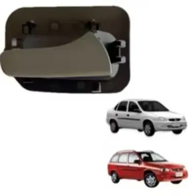 Maçaneta interna TRASEIRA Direita Corsa 95 a 2002 Corsa Classic Todos Cor Cinza