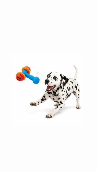 Marreta de borracha para cães 11 cm - diversão e higiene bucal