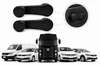 PAR MANIVELA REGULADORA DO VIDRO GOL G3 G4 G5 POLO / CAMINHÃO VW . PRETA