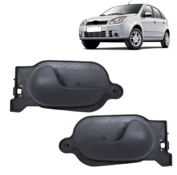 Par Maçanetas Interna Ford  Fiesta Ecosport KA Cor Preto
