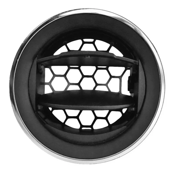 Par de Difusores de Ar Central Lateral Aro Cromado Gol Saveiro Voyage Parati G4 G5 G6