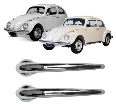 Par de Maçanetas internas Fusca 1959 a 1977/ Kombi Cromadas