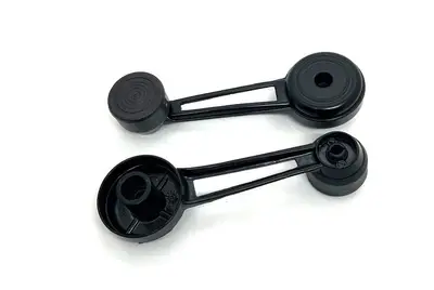Par de manivelas Reguladora vidro Metal Ford F4.000 Preta